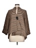 I.C. By Connie K Stripes Brown Jacket Size L - photo 1