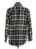 Gap 100% Cotton Plaid Black Long Sleeve Button-Down Shirt Size M - photo 2