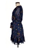 Express 100% Polyester Floral Blue Casual Dress Size M - photo 5