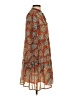 THML 100% Polyester Paisley Brown Casual Dress Size S - photo 4