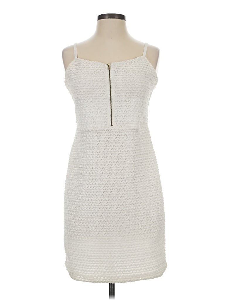 Pre-owned Gianni Bini Casual Dress In Ivory