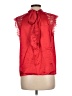 Generation Love Red Sleeveless Silk Top Size L - photo 2