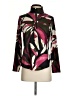 Chico's Print Burgundy Jacket Size Sm (0) - photo 1
