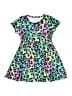 Unbranded Animal Print Green Dress Size S (kids) - photo 1