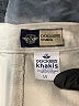 Dockers 100% Cotton Solid Ivory Khaki Shorts Size 10 - photo 3