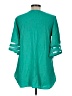 Unbranded 100% Rayon Teal 3/4 Sleeve Blouse Size M - photo 2