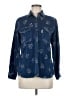 Assorted Brands Paisley Blue Long Sleeve Button-Down Shirt Size M (estimated) - photo 1