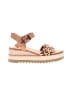 TOMS Animal Print Tan Wedges Size 6 1/2 - photo 1