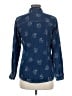 Assorted Brands Paisley Blue Long Sleeve Button-Down Shirt Size M (estimated) - photo 2