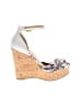 Nine West White Wedges Size 8 1/2 - photo 1