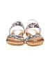 Very Volatile Animal Print Silver Sandals Size 7 - photo 2