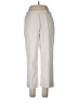 Lands' End 100% Baumwolle Solid Ivory Casual Pants Size 12 - photo 1