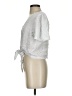 Jane and Delancey Silver Short Sleeve Blouse Size S - photo 5