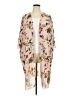 Love J 100% Polyester Pink Tan Kimono Size 3X - photo 1