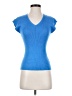 Lesley Evers Blue Sleeveless T-Shirt Size XXS (estimated) - photo 1
