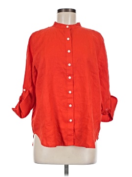 Ann Taylor 3/4 Sleeve Button-Down Shirt (view 1)