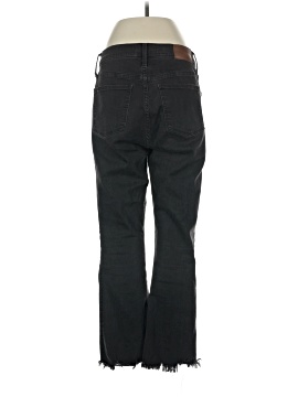 Madewell Cali Demi-Boot Jeans in Berkeley Black: Chewed-Hem Edition (view 2)