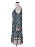 Hem & Thread 100% Rayon Paisley Blue Casual Dress Size S - photo 5