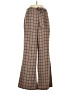 Mine Plaid Brown Dress Pants Size M - photo 1