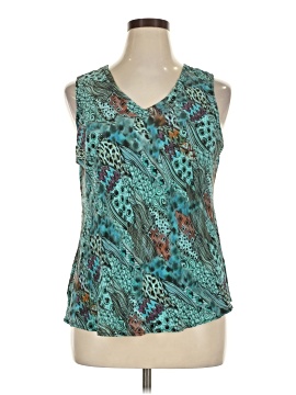 Tianello Sleeveless Silk Top (view 1)