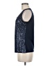 St. John Blue Sleeveless Top Size M - photo 5