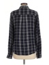 Soft Joie 100% Rayon Plaid Gray Long Sleeve Button-Down Shirt Size M - photo 2