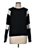 Evereve Color Block Black Pullover Sweater Size M - photo 1