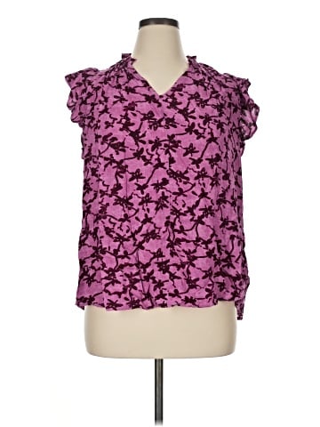Terra & Sky Sleeveless Blouse (view 1)