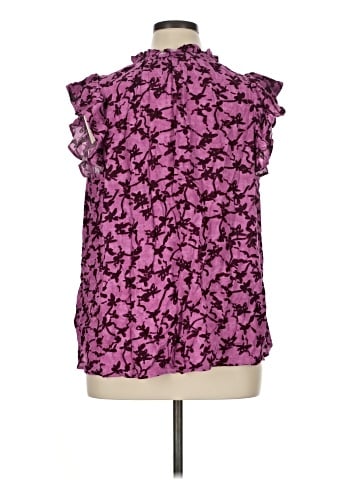 Terra & Sky Sleeveless Blouse (view 2)