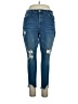 California Vintage Hearts Blue Jeans Size 34 waist (estimated) - photo 1