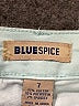 BLUE SPICE Solid Green Shorts Size 7 - photo 3