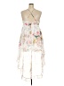 Unbranded 100% Polyester Floral Ivory Cocktail Dress Size XXL - photo 2