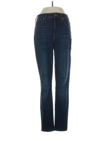 Madewell Curvy High-Rise Skinny Jeans in Sussex Wash: TENCEL&trade; Denim Edition (view 1)