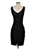 Bebe Solid Black Cocktail Dress Size 4 - photo 2