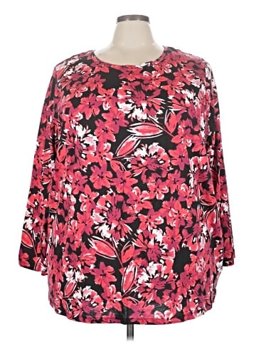 Roaman's 3/4 Sleeve T-Shirt (view 1)