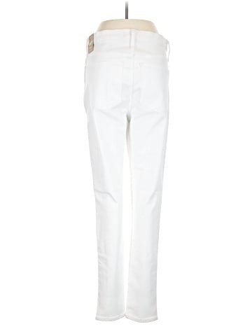 Madewell Tall 10" High-Rise Skinny Jeans in Pure White (view 2)