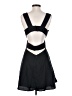 Marciano 100% Polyester Solid Black Cocktail Dress Size 6 - photo 2