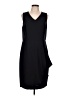 Talbots 100% Polyester Solid Black Cocktail Dress Size 12 - photo 1