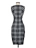 CUE Plaid Gray Cocktail Dress Size 6 - photo 2