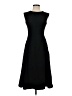 White House Black Market Solid Black Cocktail Dress Size 0 - photo 1