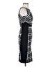 CUE Plaid Gray Cocktail Dress Size 6 - photo 4