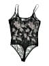 Express 100% Polyester Black Bodysuit Size S - photo 2
