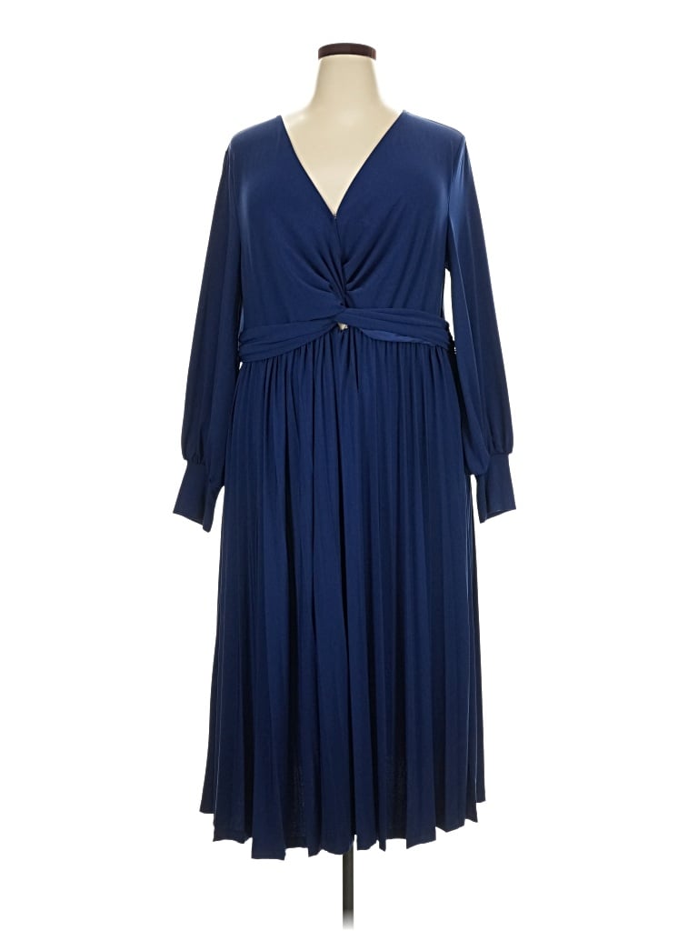 Pre-owned Eloquii Cocktail Dress In Blue