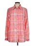 Unbranded Plaid Pink Long Sleeve Button-Down Shirt Size L - photo 1