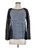 Mystree Blue Long Sleeve Top Size M - photo 1