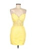 Unbranded Yellow Cocktail Dress Size 6 - photo 1