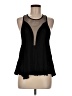 Mustard Seed 100% Rayon Black Sleeveless Blouse Size M - photo 1