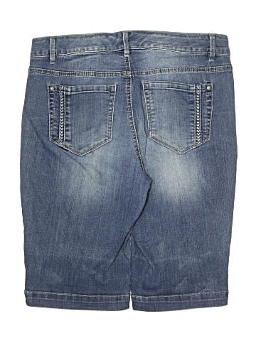 Code Bleu Denim Shorts (view 2)