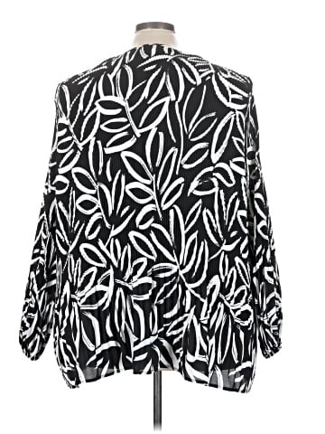Ulla Popken Long Sleeve Blouse (view 2)
