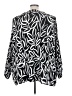 Ulla Popken 100% Polyester Black Long Sleeve Blouse Size 32 - photo 2